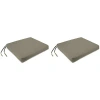 Kirkland's French Edge Outdoor Chair Cushions In Gray