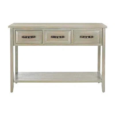 Kirkland's French Gray Ainsley Console Table In Green