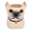 Kirkland's Frenchie Ceramic Vase In Multi