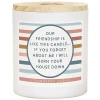 Kirkland's Friendship Strawberry Cream Jar Candle In White