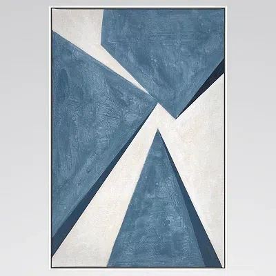 Kirkland's From Below Ii Framed Canvas Art Print In Blue