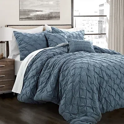 Kirkland's Full/queen Comforter Set In Blue
