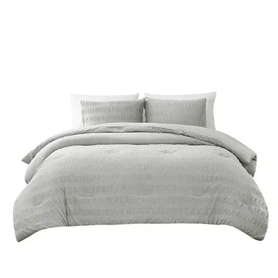Kirkland's Full/queen Comforter Set In Gray