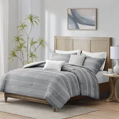 Kirkland's Full/queen Comforter Set In Gray