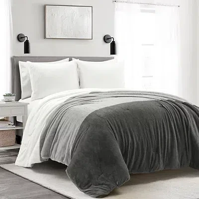 Kirkland's Full/queen Comforter Set In Gray