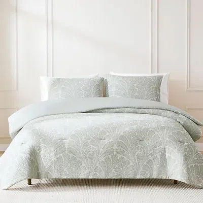 Kirkland's Full/queen Comforter Set In Green