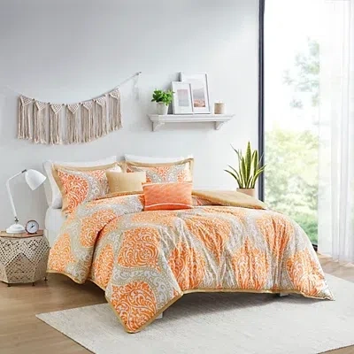 Kirkland's Full/queen Comforter Set In Orange