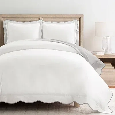 Kirkland's Full/queen Duvet Cover Set In White