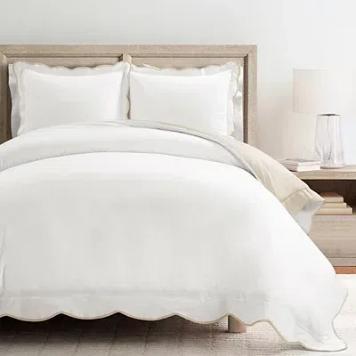 Kirkland's Full/queen Duvet Cover Set In White