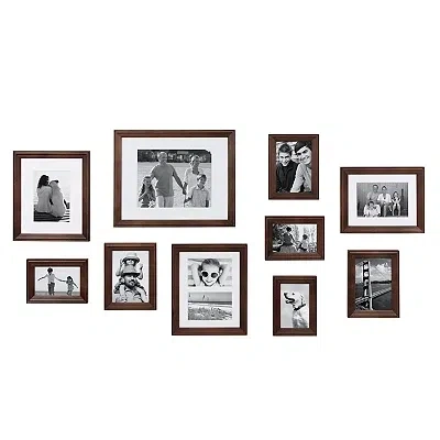 Kirkland's Gallery Wall Frame Set In Brown