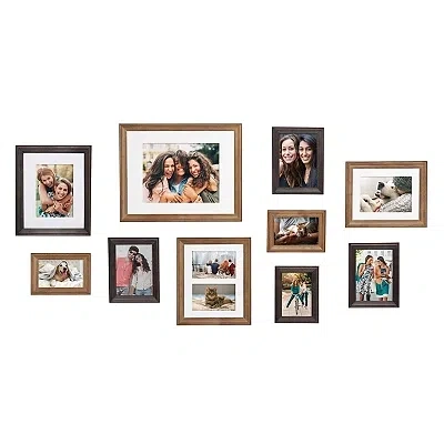 Kirkland's Gallery Wall Picture Frame Set In Brown