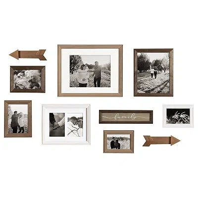 Kirkland's Gallery Wall Picture Frame Set In Brown