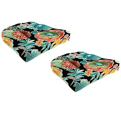 Kirkland's Garden Gala Outdoor Wicker Seat Cushions In Multi