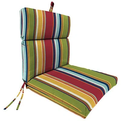 Kirkland's Garden Stripe Outdoor Dining Chair Cushion In Multi