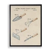 Kirkland's Garden Tools Patent Framed Art Print In Multi