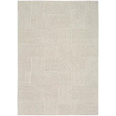 Kirkland's Geometric Area Rug In Brown