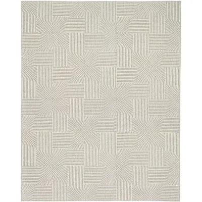 Kirkland's Geometric Area Rug In Brown