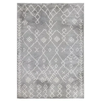 Kirkland's Geometric Area Rug In Gray