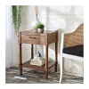Kirkland's Geometric Industrial Pull Accent Table In Multi