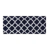 Kirkland's Geometric Pattern Reversible Bath Mat In Blue