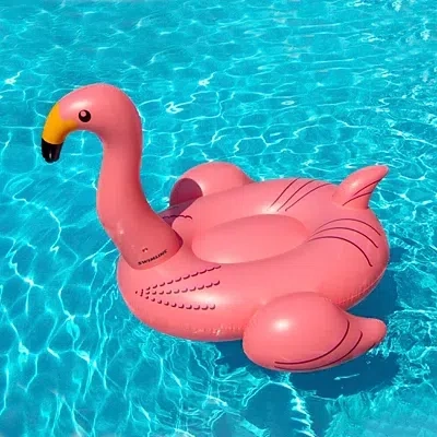 Kirkland's Giant Flamingo Inflatable Pool Float In Pink
