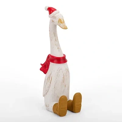 Kirkland's Gina The Christmas Goose Figurine In Multi