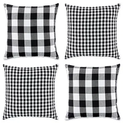 Kirkland's Gingham Pillow Covers In Black