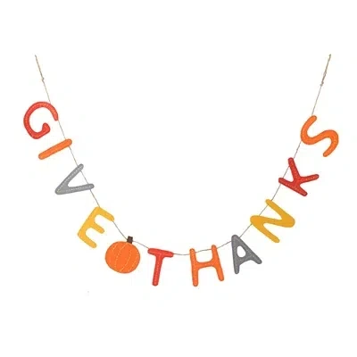Kirkland's Give Thanks Colorful Banner In Multi