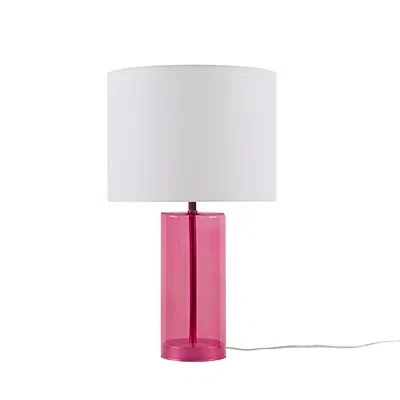Kirkland's Glass Neonova Table Lamp In White