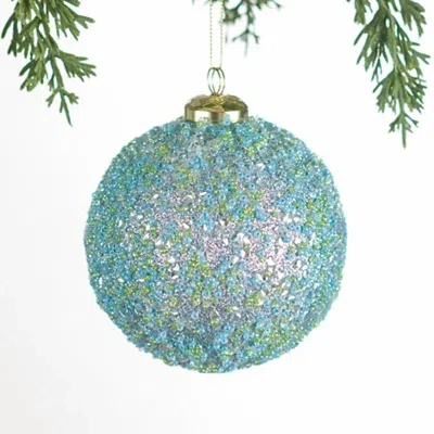 Kirkland's Glitter Christmas Ornament In Multi