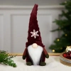 Kirkland's Gnome With Led Snowflake In Red