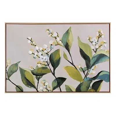 Kirkland's Grace In Green Framed Canvas Art Print In Multi