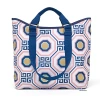 Kirkland's Greek Key Tile Tote Bag