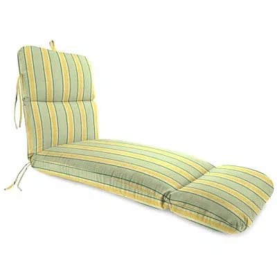 Kirkland's Green Striped Chaise Cushion In Multi