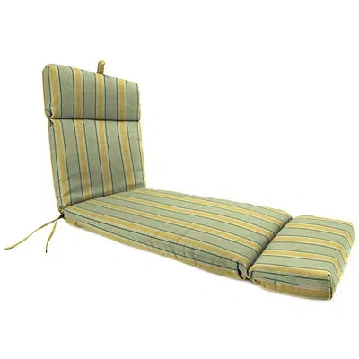 Kirkland's Green Striped Chaise Cushion In Multi