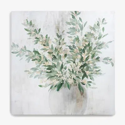 Kirkland's Greenery Still Life Canvas Art Print In Gray