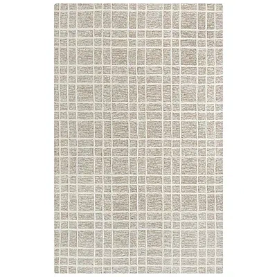Kirkland's Grid Lofton Wool Area Rug In Multi