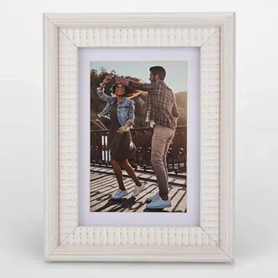 Kirkland's Grooved Edge Picture Frame In White