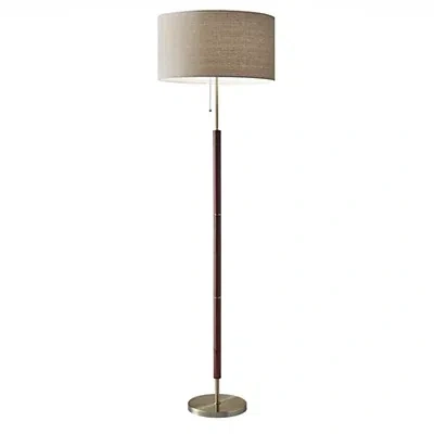 Kirkland's Hamilton Floor Lamp In Brown