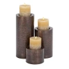 Kirkland's Hammered Metal Candle Holders In Brown