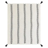 Kirkland's Handmade Chevron Throw Blanket In White