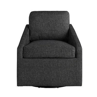 Kirkland's Hannover Swivel Accent Chair In Gray