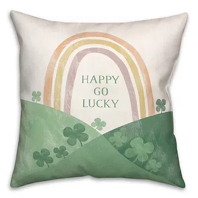Kirkland's Happy Go Lucky Indoor/outdoor Pillow In Multi