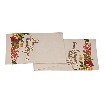 Kirkland's Happy Thanksgiving Beaded Table Runner