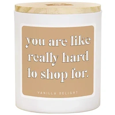Kirkland's Hard To Shop For Vanilla Jar Candle In White