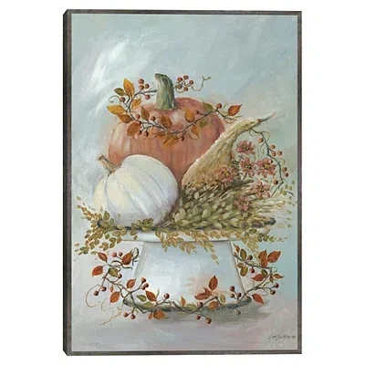 Kirkland's Harvest Arrangement Framed Canvas Art Print In Multi