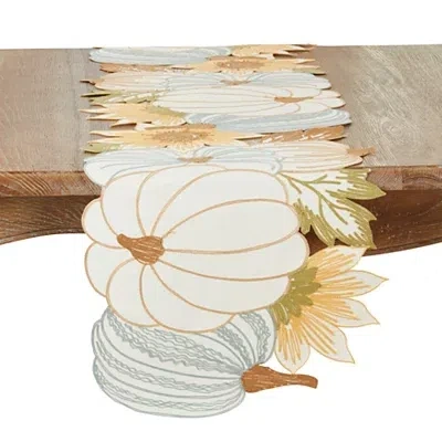 Kirkland's Harvest Haven Pumpkin Table Runner In Multi
