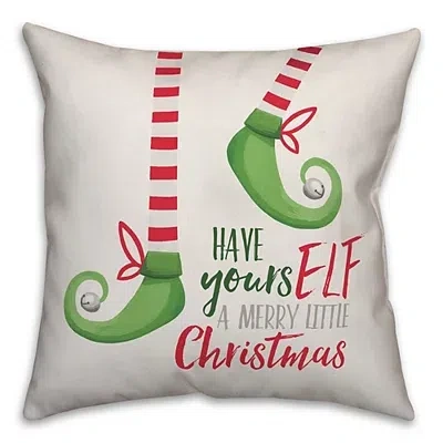 Kirkland's Have Yours Elf Double Sided Pillow In Multi
