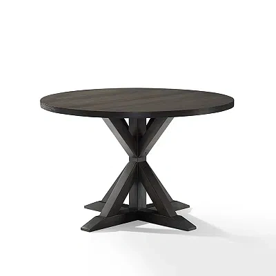 Kirkland's Hayden Round Dining Table In Brown