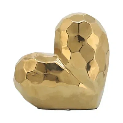 Kirkland's Heart Figurine In Gold